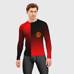 Рашгард мужской Манчестер Юнайтед градиент спорт, цвет: 3D-принт — фото 2