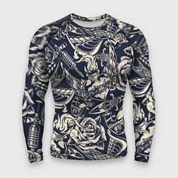 Мужской рашгард Gray tattoo machine