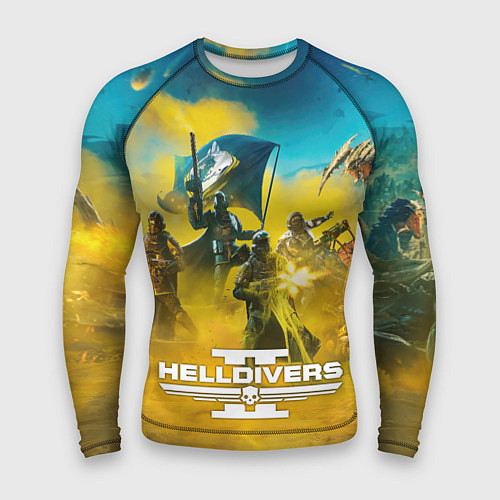 Мужской рашгард Helldivers 2: Confrontation / 3D-принт – фото 1