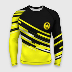Рашгард мужской Borussia текстура спорт, цвет: 3D-принт