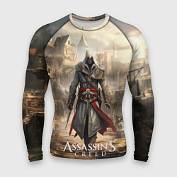 Мужской рашгард Assassins creed старый город