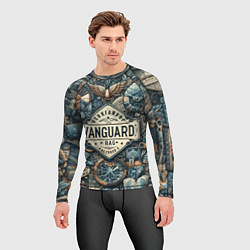 Рашгард мужской Авангардная композиция - нейросеть, цвет: 3D-принт — фото 2