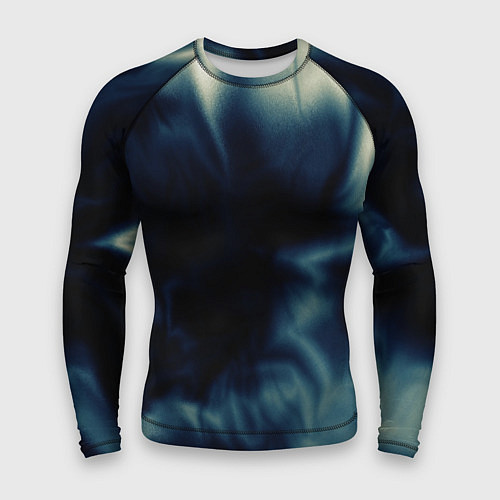 Мужской рашгард Абстрактный тёмно-синий / 3D-принт – фото 1