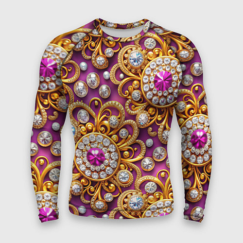 Мужской рашгард Ювелирный паттерн / 3D-принт – фото 1