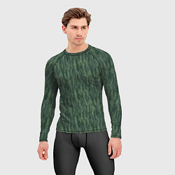 Рашгард мужской Зеленые клубы шерсти, цвет: 3D-принт — фото 2