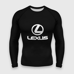 Мужской рашгард Lexus white logo