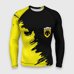 Мужской рашгард AEK sport color yellow