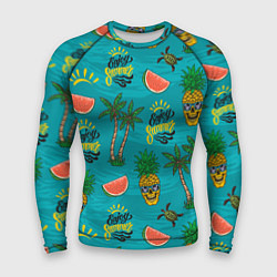 Мужской рашгард Enjoy summer pattern - pineapple