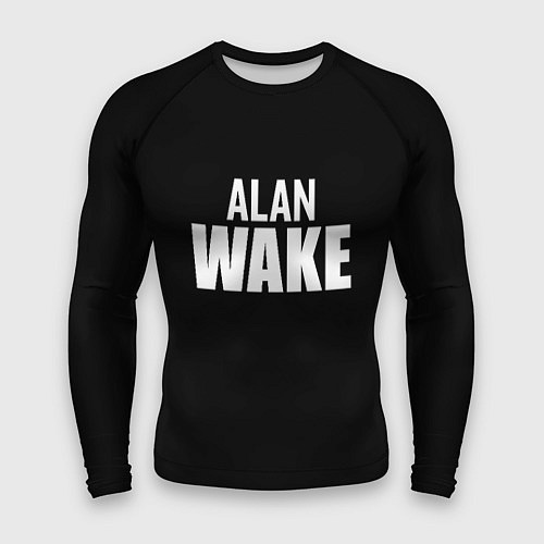 Мужской рашгард Alan Wake white logo / 3D-принт – фото 1
