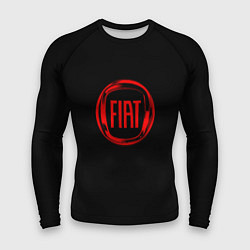 Мужской рашгард FIAT logo red