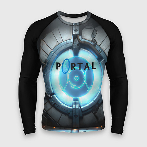 Мужской рашгард Portal logo game / 3D-принт – фото 1