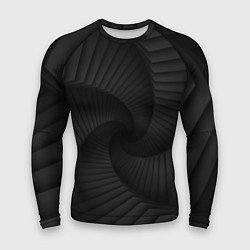 Рашгард мужской Геометрическая темная иллюзия, цвет: 3D-принт
