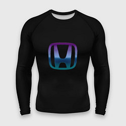 Рашгард мужской Honda neon logo, цвет: 3D-принт