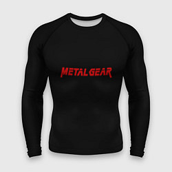 Рашгард мужской Metal gear red logo, цвет: 3D-принт