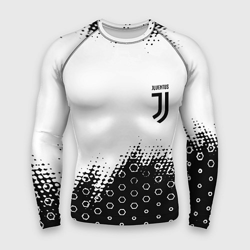 Мужской рашгард Juventus sport steel / 3D-принт – фото 1