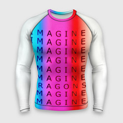 Мужской рашгард Imagine Dragons neon rock