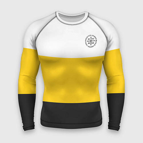 Мужской рашгард За веру царя и святую триединую Русь НИКА черная / 3D-принт – фото 1