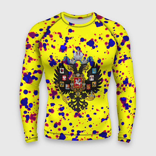 Мужской рашгард Имперская Россия герб краски / 3D-принт – фото 1