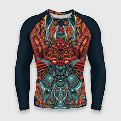 Рашгард мужской Киборг самурай, цвет: 3D-принт