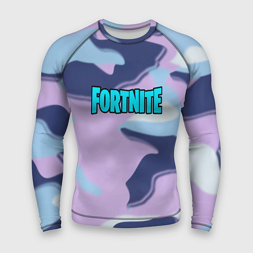 Мужской рашгард Fortnite camo steel / 3D-принт – фото 1