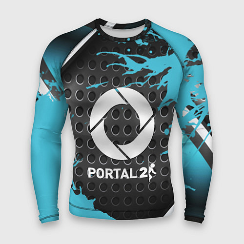 Мужской рашгард Portal game краски / 3D-принт – фото 1