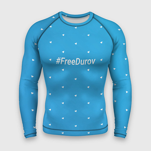 Мужской рашгард Freedurov паттерн из самолётиков / 3D-принт – фото 1