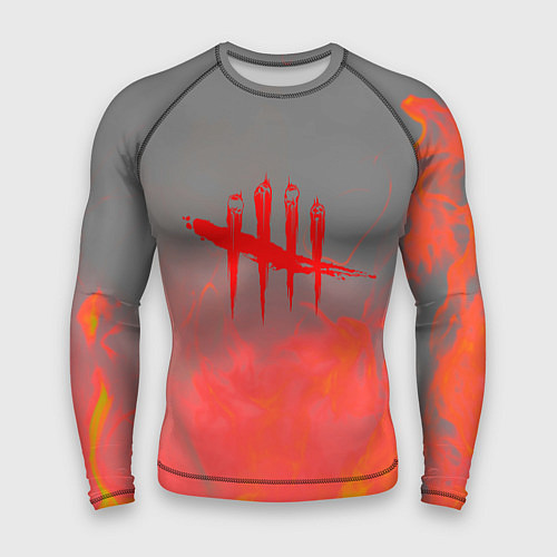 Мужской рашгард Dead by Daylight logo fire / 3D-принт – фото 1