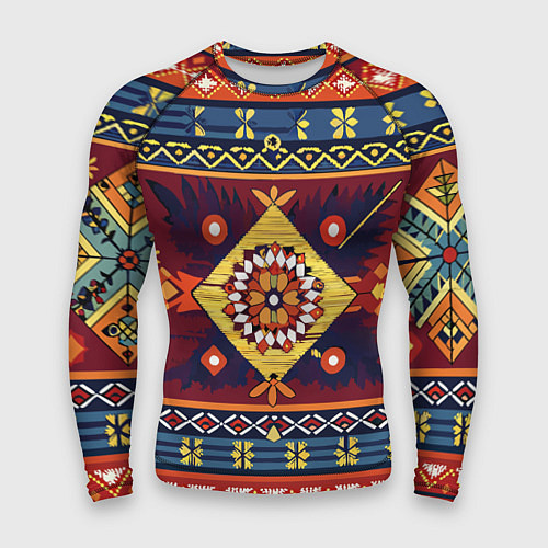 Мужской рашгард Стиль советского ковра узоры и орнамент / 3D-принт – фото 1