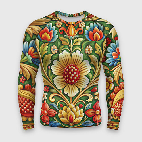 Мужской рашгард Стиль советского ковра узоры и орнамент / 3D-принт – фото 1