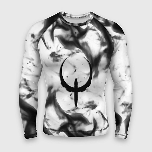 Мужской рашгард Quake fire black / 3D-принт – фото 1