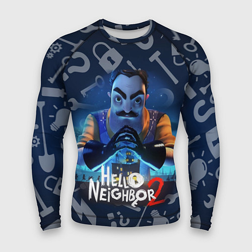 Мужской рашгард Привет сосед из игры Hello Neighbor / 3D-принт – фото 1