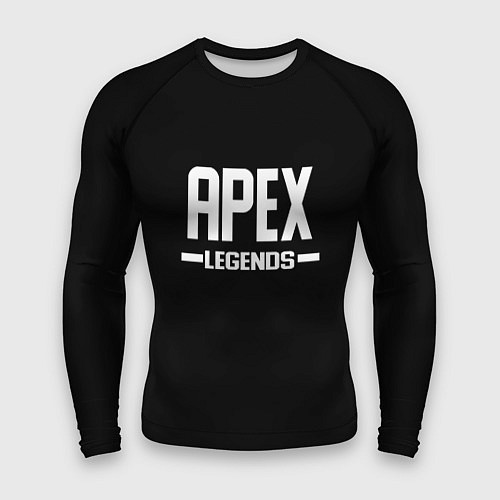 Мужской рашгард Apex legends logo white / 3D-принт – фото 1