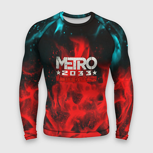 Мужской рашгард Metro 2033 fire / 3D-принт – фото 1