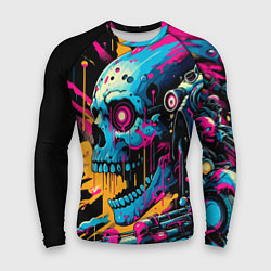 Мужской рашгард Cool cyber skull - ai art