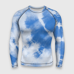 Мужской рашгард Синий тай дай