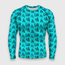 Мужской рашгард Новогодние звери