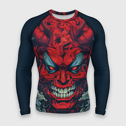 Рашгард мужской Red demon Oni, цвет: 3D-принт