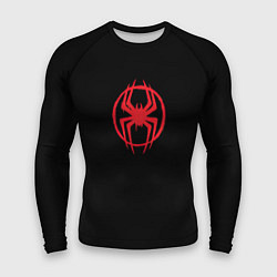 Рашгард мужской Miles Morales - logo, цвет: 3D-принт