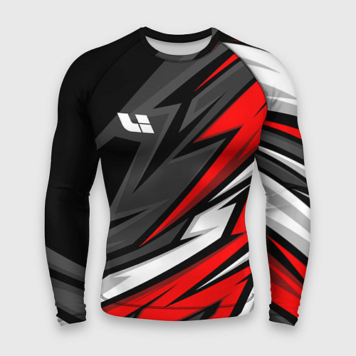 Мужской рашгард Lixiang - красный спортивный / 3D-принт – фото 1