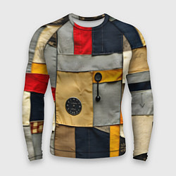 Мужской рашгард Ретро пэчворк
