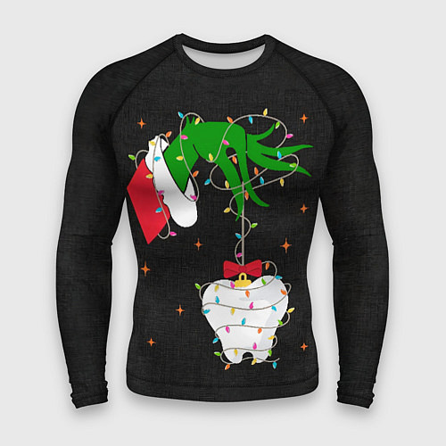 Мужской рашгард Гринч похищает у зубной феи / 3D-принт – фото 1