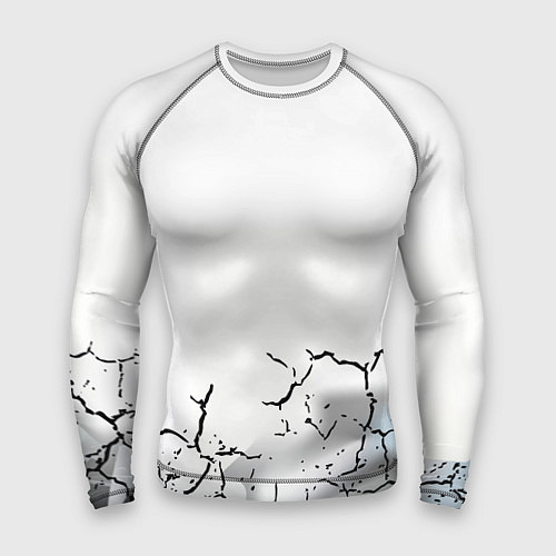 Мужской рашгард Одинокий борец на просторах / 3D-принт – фото 1