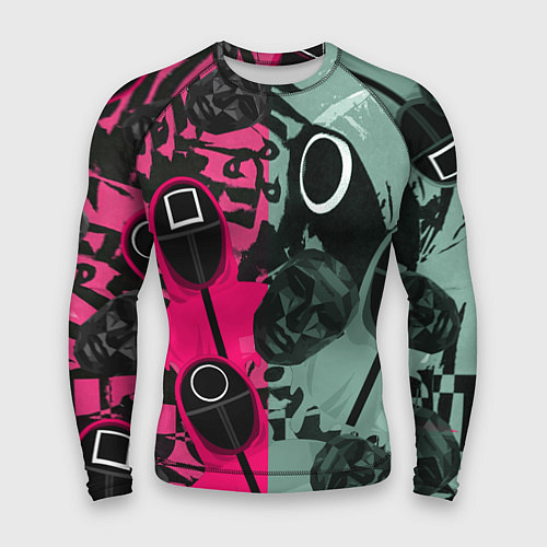 Мужской рашгард Маски из игры в кальмара / 3D-принт – фото 1