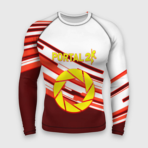Мужской рашгард Portal geometry game / 3D-принт – фото 1