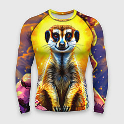 Мужской рашгард Сурикат в яркиз лучах солнца