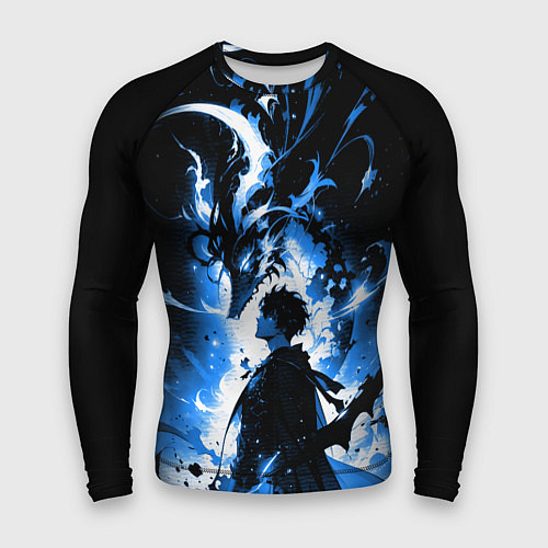 Мужской рашгард Поднятие уровня в одиночку - восстань / 3D-принт – фото 1