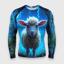 Мужской рашгард Овечка в разрядах молнии