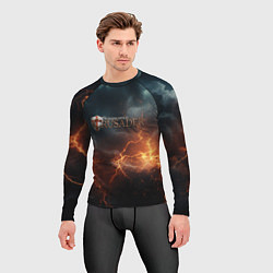 Рашгард мужской Stronghold сrusader небесная мощь, цвет: 3D-принт — фото 2