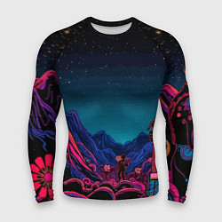 Мужской рашгард Psychedelic music art