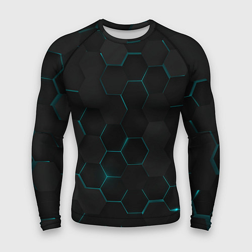 Мужской рашгард Honeycombs / 3D-принт – фото 1